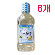 순수가글 순수가글S(스트롱) 키즈가글 300ml x 6개 무색소 무알콜 어린이 임산부, 순수가글S(스트롱)300ml-6개