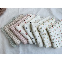 4겹 거즈행주 단품, 로즈핑크, 없음