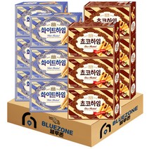 [블루존] 크라운 하임세트 12개입 (쵸코하임 47g x 6+화이트하임 47g x 6), 1세트