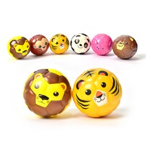 우동방구 애니멀 스펀지공 small말랑말랑 탄성좋은 안전한, 03. 호랑이