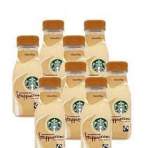STARBUCKS Frappuccino Fairtrade Lowfat la bebida del caf 스타벅스 프라푸치노 저지방 바닐라 커피 드링크 250ml 8병