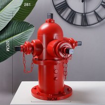 철 소화전 모델 장식 사무실 홈 인테리어 장식 소품 카페, 03