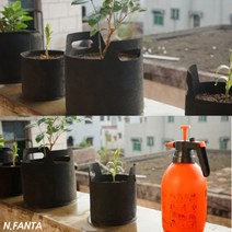 부직포 화분 식물 감자 키우기 2~3갤런 블루베리 고구마 감자 모종 키우기 베란다 텃밭 흙 담기 화분, 2gallon