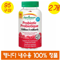 (캐나다직송) 자미에슨 프로바이오틱 5Billion 95구미 2개 Jamieson Probiotic