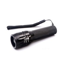라스맥 mini 줌인 LED 후레쉬 손전등, 라즈맥/블랙+보관커버