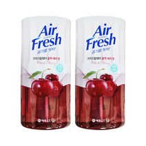 애경 홈즈 에어후레쉬 크리스탈워터 방향소취 블랙 체리향 400ml 2개 방향제 탈취제