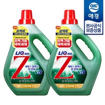리큐 제트 화이트닝 파워겔 액체세제 본품 오리지널 일반드럼겸용, 2개, 2.7L