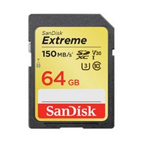 SONY 사이버샷 DSC-TX30 호환 카메라 MLC 메모리카드 64GB, 선택하세요, san extrem SD카드 64GB