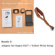 휴대용 짐벌 어댑터 스위치 마운트 DJI 디지아이 오즈모 포켓 모바일 3/4-GoPro Hero 7 6 5 블랙 액션 카메라 플레이트 Vlog, [05] Bundle 5