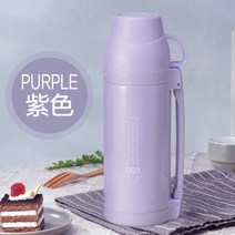 텀블러 아기외출 분유타기 애기 아웃도어 1000ml 분유보온병, T05-메이퍼플