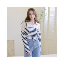 세인트 브이 로고 카라 티셔츠