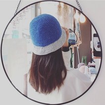 동백모자 DIY / 코바늘 벙거지 모자, 머스타드