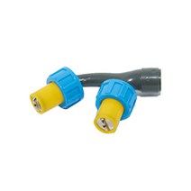 ASABA 아사바 슈퍼25(인력)PVC 2구 제초 노즐, 1개