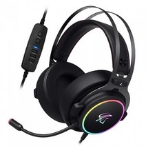 ABKO HACKER B890U 가상 7.1 RGB 노이즈 캔슬링 마이크 3D 헤드셋