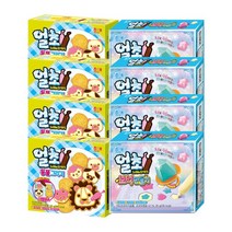 해태 해태에이스인기4종혼합 홈런볼 얼초인기혼합 사브레 자유시간, 04.해태 얼초 동물그리기52gx4 +