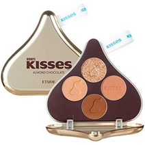 [파다] ETUDE Official Kitty Chocolate Play Color Eyes Eye Shadow Almond 0.05 oz 4 x 1.2 g, [01] 알몬드