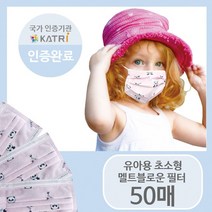 [미소담은 마스크] 유아용 초소형 마스크 50매 100매 덴탈마스크 비말차단 비말마스크 MB필터 3중필터 일반마스크 멜트블로운 멜트브라운 유아동마스크 유아마스크 초소형 마스크, 핑크팬더 100매