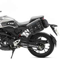 혼다 CB300R 사이드 백 가방 오토바이 새들백, CB300R-싱글왼쪽(가운데)캔버스가방