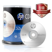 HP CD-R 700MB 52X52배속 100P CAKE케익100매입공시디공미디어공CD, 단품