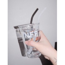 이에스 MBTI 엠비티아이 글라스컵 커피컵 2유형, 컵+빨대+뚜껑, 1개, ISTP