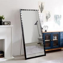 리아 와이드 메탈 전신 스탠드 거울, 실버브론즈