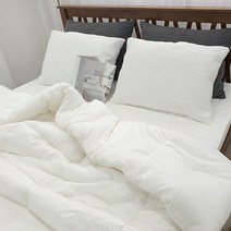 더자샵 면 니트 꽈배기 극세사 차렵침구