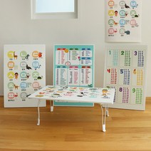 아이들 공부상 학습 접이식테이블 소 600x400 4종, 옵션선택:구구단 소(600x400)