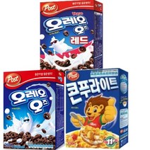 포스트 오레오오즈250g+오레오오즈레드250g+콘푸라이트300g