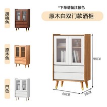 명품 수입가구 원목 TV 거실장 엔틱 선반 장식 받침대 확장형 티비 북유럽 모던 다이 장, 복장을 갖추다, 실버 양문장