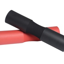 바벨 봉쿠션 스쿼트 헬스 트레이너 클럽 휘트니스 근육 짐 이지바 원판 중량 운동 보호 역기 목 어깨 바 패드 피로도 감소 역기봉 압력 보조 용품 트레이닝 체육관 (레드)