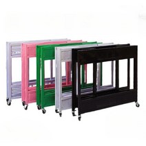 접이식 행사매대 이동식 좌판대 마트 플리마켓 가판대 간이부스 진열대 판매대, 대형 핑크