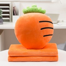 쿠션 담요 세트 무릎 블랭킷 귀여운 동물 캐릭터 차량용 캠핑 차박 극세사 이불 선물 D