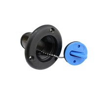 스팀덱 abs 플라스틱 흰색과 검은색 데크 필러 소켓 연료 38mm 해양 액세서리 보트 하드웨어 연료 데크 필러