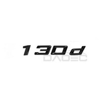 bmw부품 자동차 트렁크 레터 로고 116d 118d 120d 125d 130d 135d 140d 배지 엠블럼 데칼 스티커 BMW 1 시리즈 E81 E82 E87 E88 F20 F, 130d gloss black