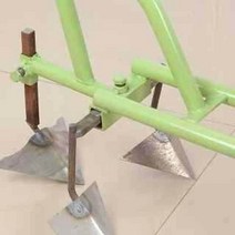 두둑성형기 과수원 밭 농기구 쟁기날 마늘 간편 이랑, 주황색