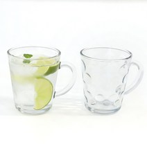 글라스락 강화 수정 머그잔, 280ml, 5개