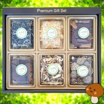 산 버섯 6종 목이 은이 영지 상황 표고 버섯 효능 명절선물세트, 단품