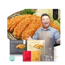 옥주부돈까스 제주돼지통까스(등심 8팩+치즈 2팩+소스 2종(10팩)), 단품