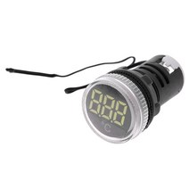22mm AC 50-380V 온도계 지표 자동차 주택 사무실 워크샵, 하얀색