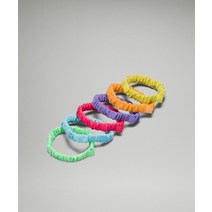 미국 룰루레몬 LULULEMON 207770 스키니 스크런치 6팩 - 립 글로스/망고 드림/옐로우 서펜타인/피스타치오/시안 블루/다크 라벤더, Lip Gloss/Mango Dream/Yellow S