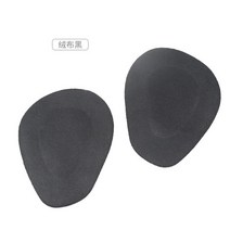 발가락 링 발뒤꿈치 교정기 구두 패드 갈라짐 풋케어 젤 실리콘 보호 캡 굳은살 물집 1 쌍의 발 공 풋 케어 인솔 지원 신경종 주자 중족골 통증 빠른 발 통증 완화, 플란넬 블랙