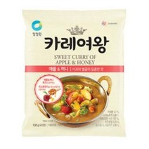 [정원] 청정원 카레여왕 애플&허니 108g, 1개
