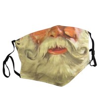 Vintage Christmas Santa Claus Close Up With Beard 성인용 인쇄 마스크 일본 만화 영화 방진 빨 조절 가