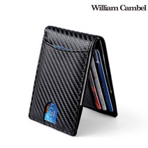 WilliamCAMBEL (윌리엄캠벨) 데커 남성지갑 반지갑 카드지갑 가죽지갑