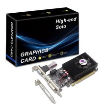 SHOWKINGS 엔디비아 GT 730 그래픽 카드 컴퓨터 로우 프로파일 GPU 4GB 128비트 GDDR3 PCIe x16 HDMI/VGA/DVI DirectX 11 PhysX, GT 730 4G 128Bit DDR3