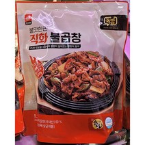도드람 불맛한판 직화 불곱창 1.2kg (300g X 4팩) / 돼지곱창 : 국내산 / 전자레인지 간편조리, 300g, 4개