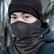 MORIT 스포츠 기모 넥워머 바라클라바, 블랙