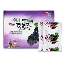 새콤달콤 영동 포도즙 100ml x 50포 천연포도즙, 1