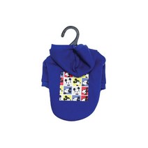 디즈니 강아지 실내복 후드 블루 M 강아지봄옷 애견옷