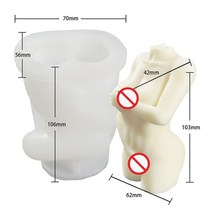 [캔들몰드] 3d 데이비드 헤드 실리콘 캔들 몰드 아티스트 휴머노이드 석고 향초만들기, G